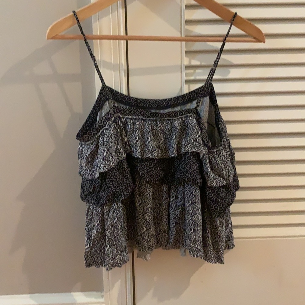 American Eagle Flowy Patterned Top - image 2